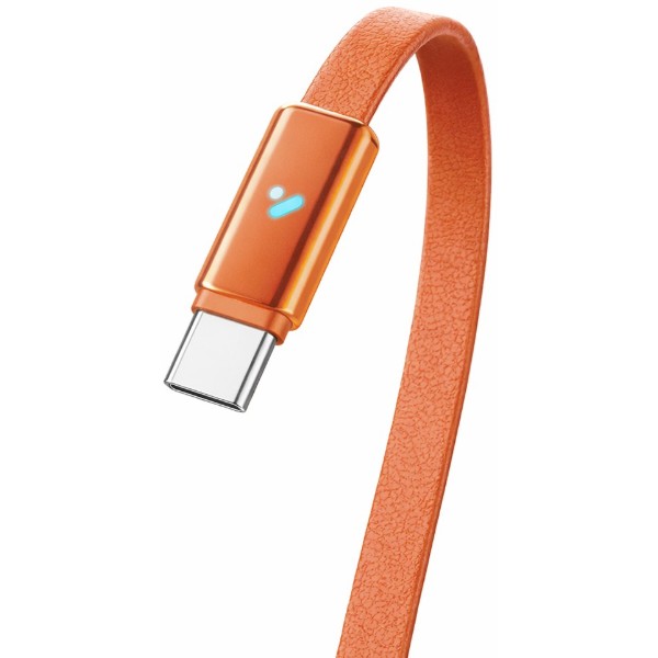 Фото - Кабель Colorway Type-C - Type-C (ultra-thin) (PD Fast Charging 100W) 5А 1м Orange (CW-CBPDCC100-OR)